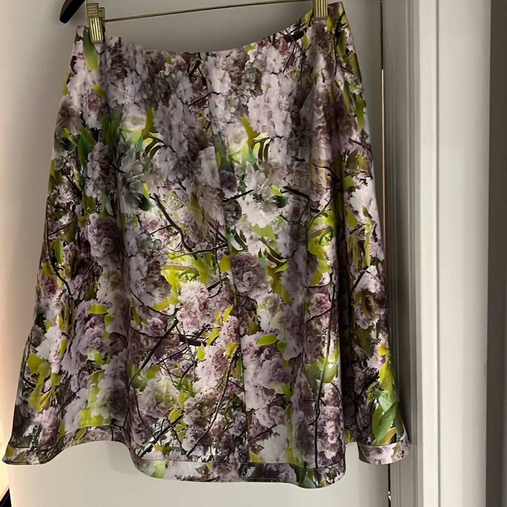 Ted Baker London Goldina Window Blossom Skirt